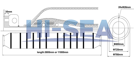 DN600 Dredge Self Floating Rubber Hose Drawing640869.jpg DN600 Dredge Self Floating Rubber Hose Drawing.jpg